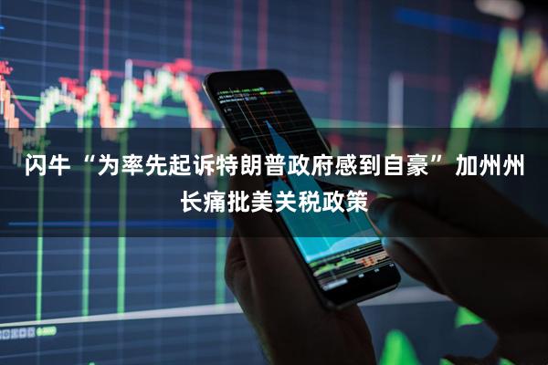 闪牛 “为率先起诉特朗普政府感到自豪” 加州州长痛批美关税政策