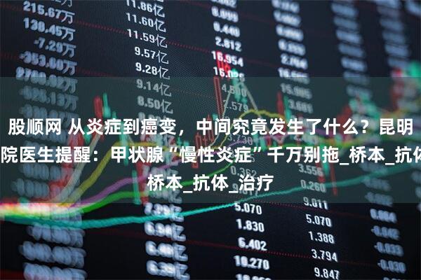 股顺网 从炎症到癌变，中间究竟发生了什么？昆明中研医院医生提醒：甲状腺“慢性炎症”千万别拖_桥本_抗体_治疗